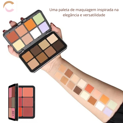 Paleta de Blush Cremoso HD Face Essentials