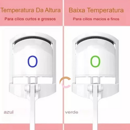 Curvex Elétrico Celusia - Curvador de Cílios Térmico Recarregável